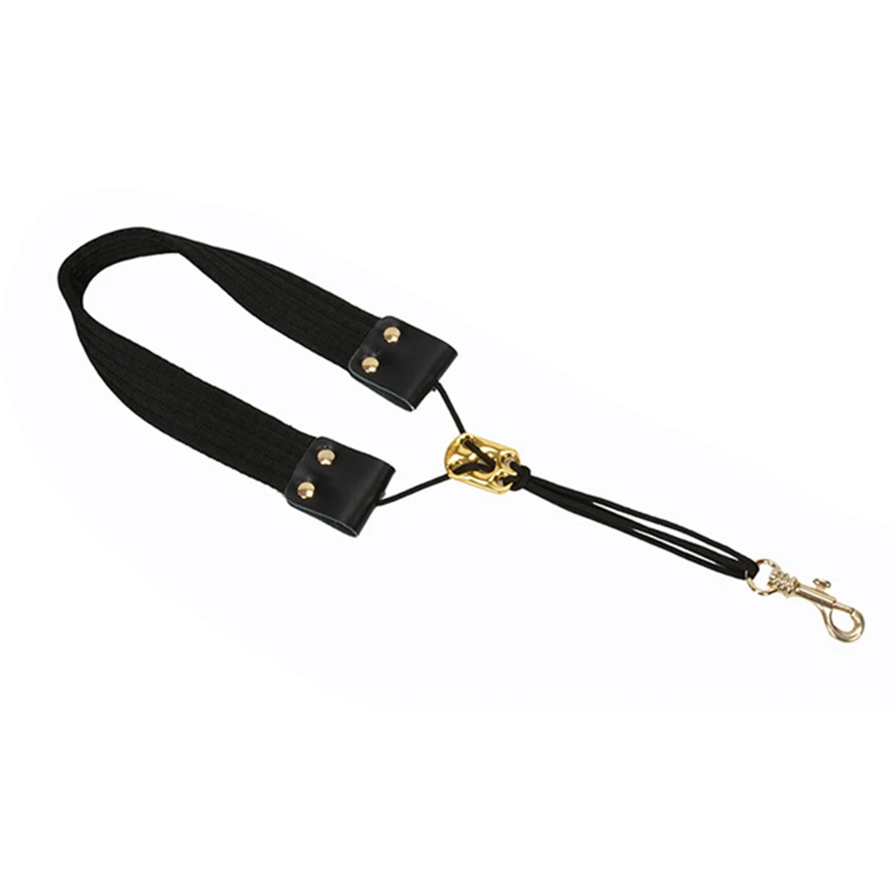 Comfortable Adjustable Saxophone Clarinet Comfortable Metal Hook Neck Strap Convenience Neck Pressure Neck Strap