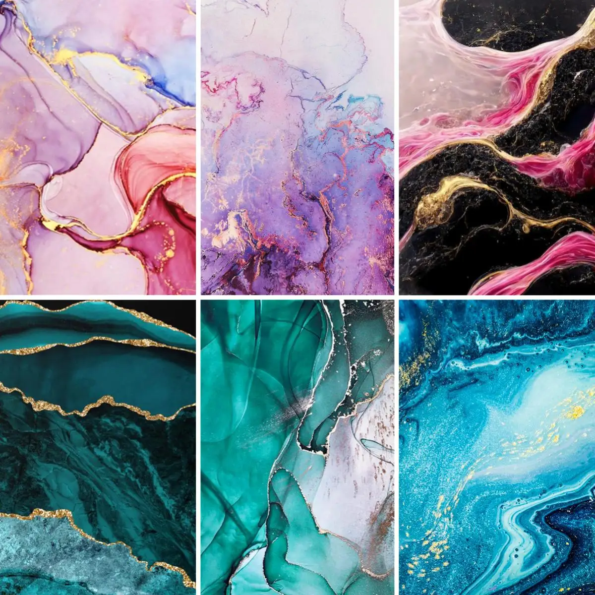 Ocean Marble Abstract Patten 5D Diamond Painting Kits Full Drill Diamond Mosaic Rhinestone Embroidery DIY Decor Mosaic Gifts