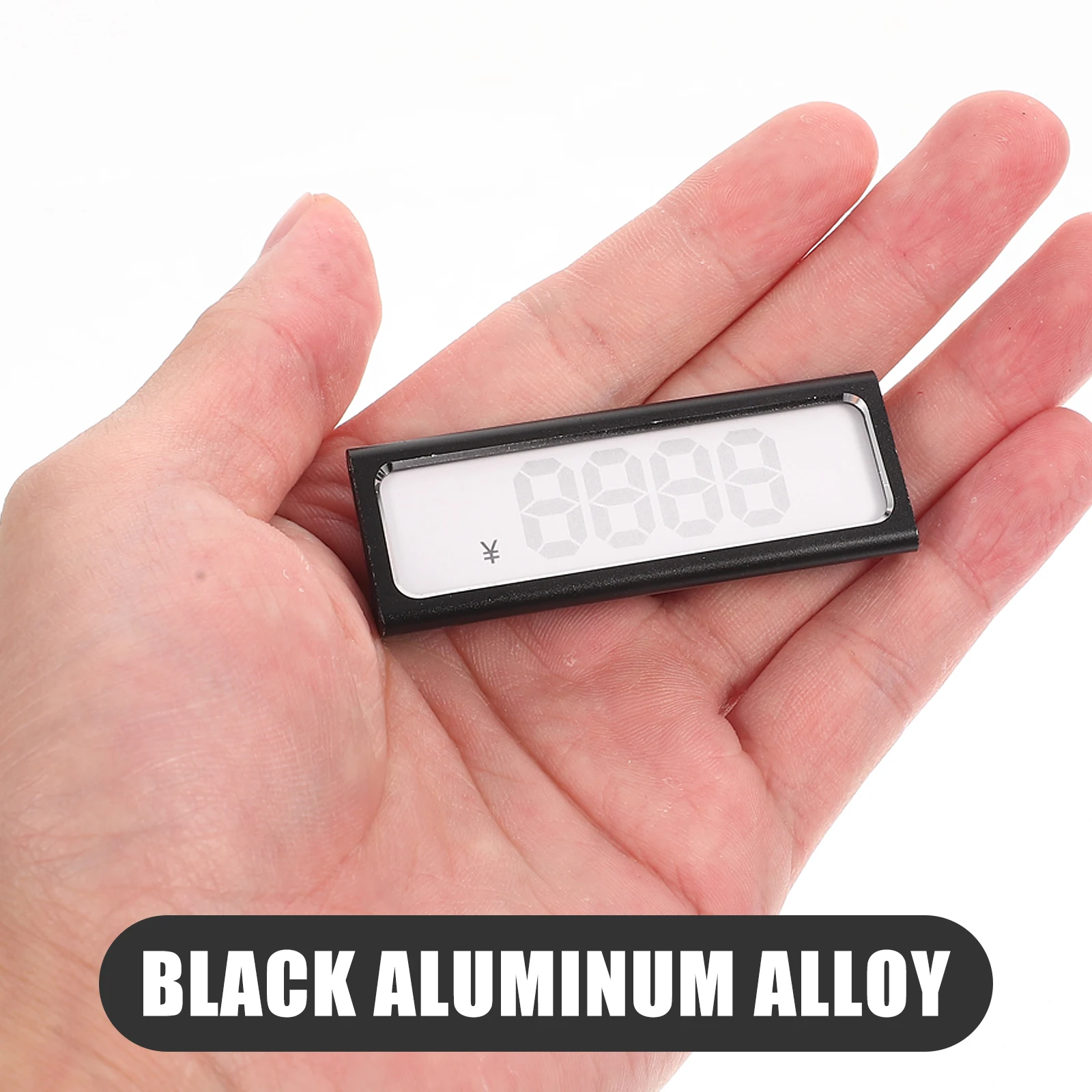 

Price Tag Display Board Shop Holder Cost Stand Sign Alloy Aluminum Retail Sturdy Material Long Use Easy Insert Label Reading
