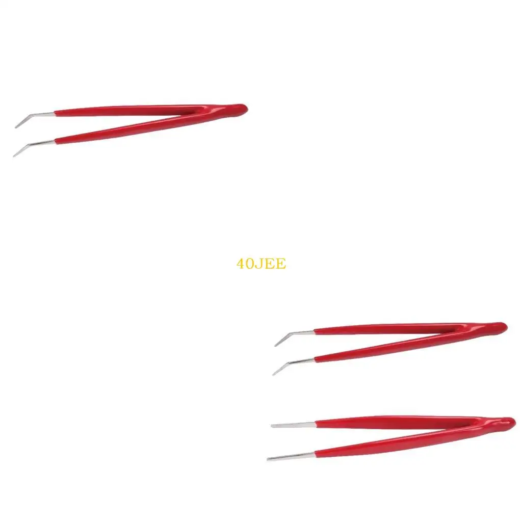 40Je pinzas acero a prueba óxido con ergonómico aislada para trabajo técnico