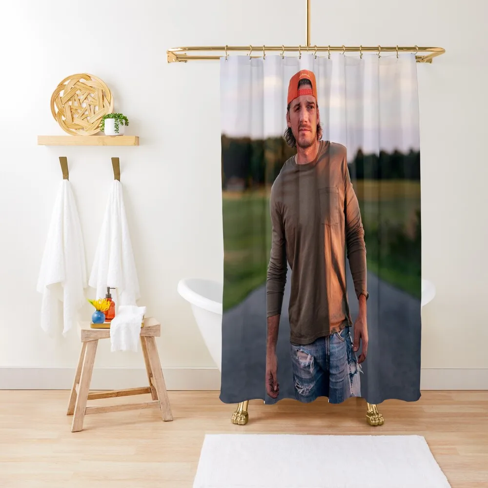 

M O R G A N Shower Curtain Transparent Bathroom Shower For The Bathroom Anti-Mold Waterproof Shower Bathroom Accessories Curtain