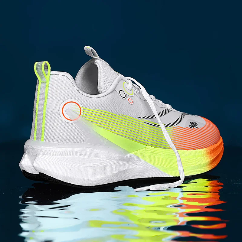 

Men Women Running Shoes Carbon Plate Sneakers Outdoor Lightweight Jogging Shoes Breathable Mesh Anti-slip Fitness Walking Shoes