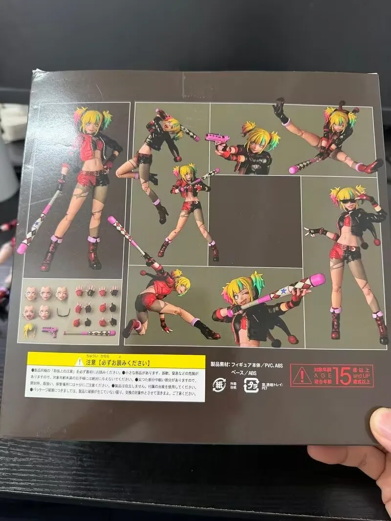 In Stock Revoltech Harley Quinn Kaiyodo Suicide Squad Movable Joint Model Collectible Ornament For Comic Fans Table Interior view 2