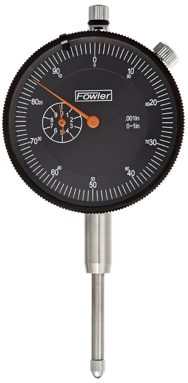 

Precision Dial Indicator with 0-1" Range, Black Face, Easy Reading & Durable Construction