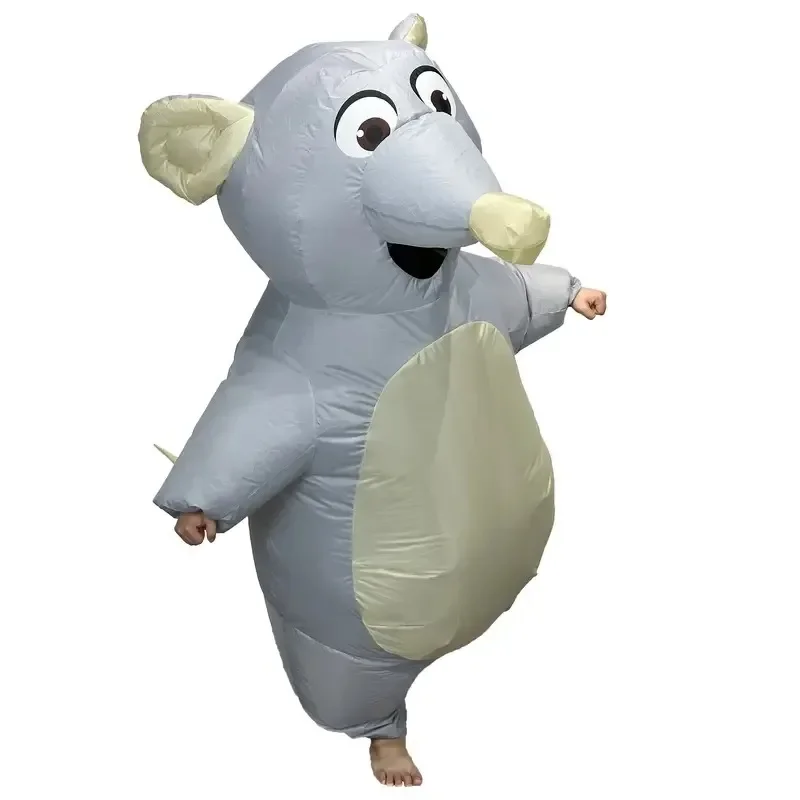 Adult Mouse Inflatable Costume Carnival Cat and Mouse Hide and Seek Theme Party Inflatable Dress Up Halloween Fun Cosplay Set - Image 4