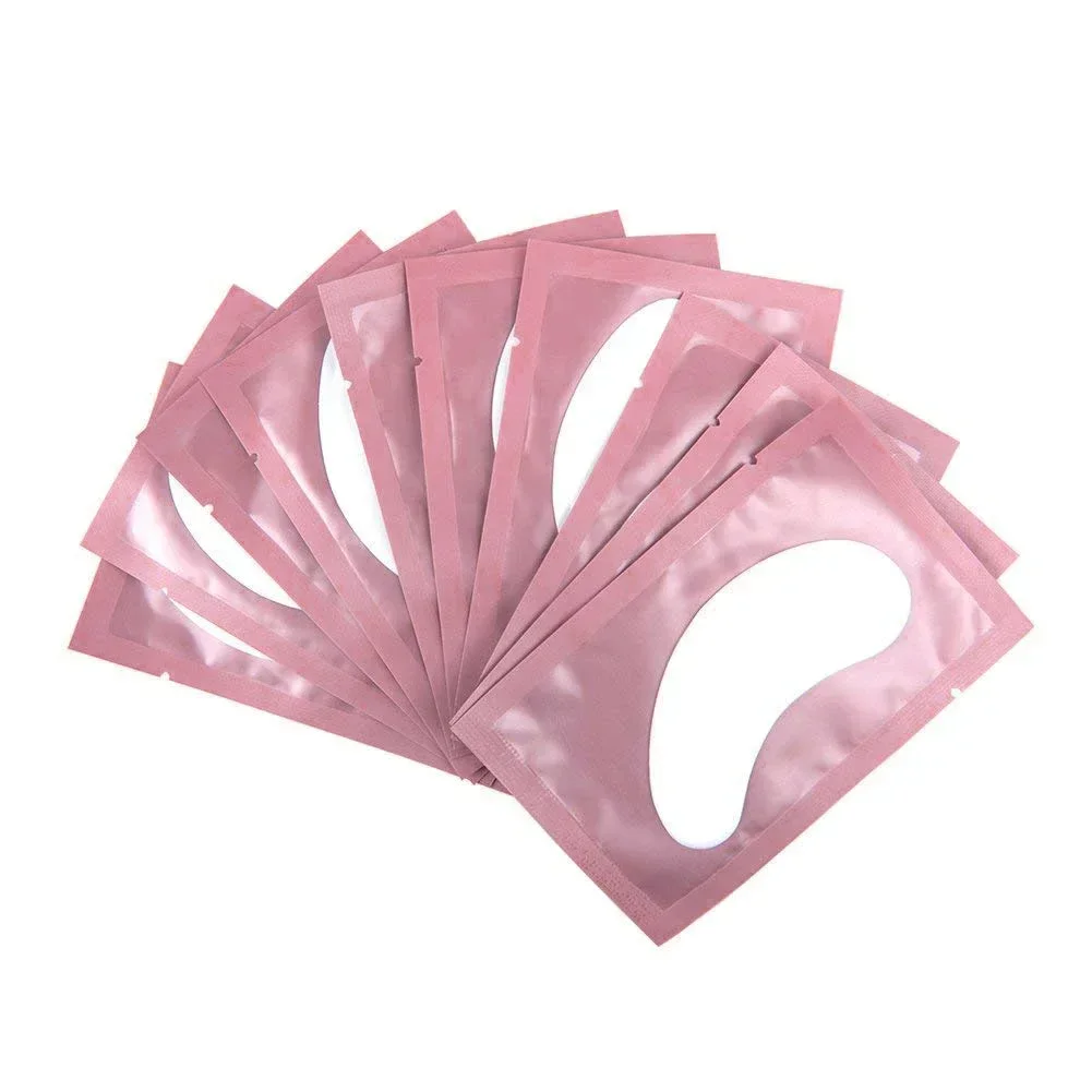 100 Paar Augenpads für Wimpernverlängerung, unter den Wimpern, künstliche Wimpern, Aufkleber, Wimpernverlängerungszubehör, Pads zum Aufbau von Augenlidern – Detail 3