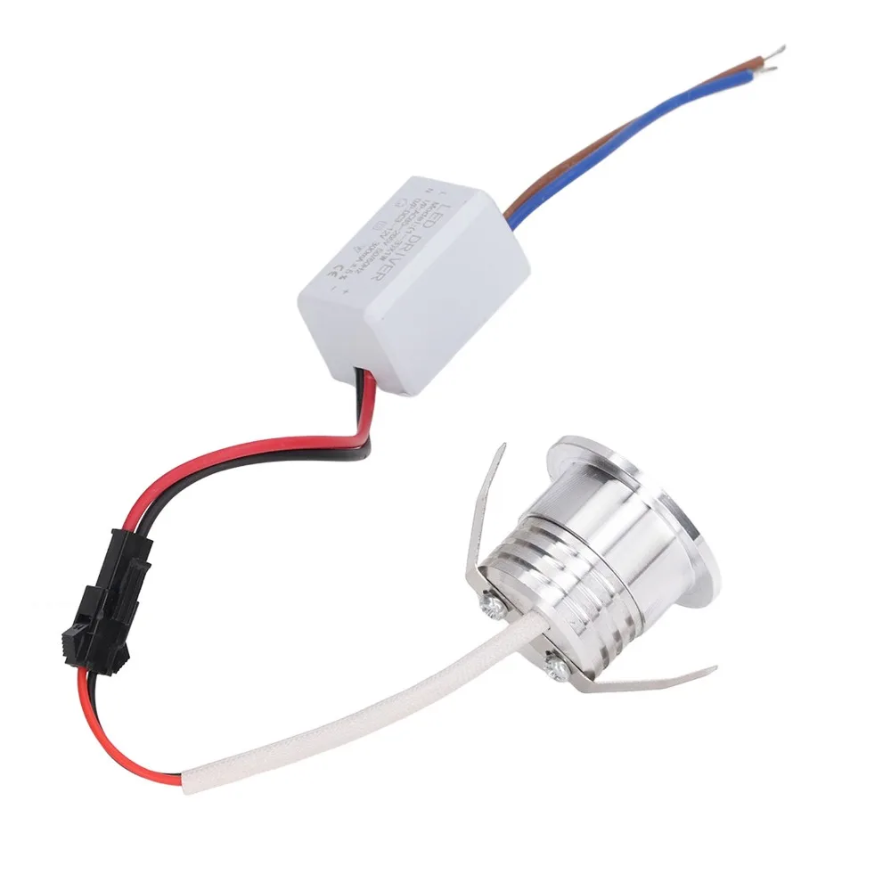 

Stable Heat Dissipation Mini Recessed Spotlight Silver 3W Power LED Recessed Light AC85-265V Aluminum Material COB Spotlight