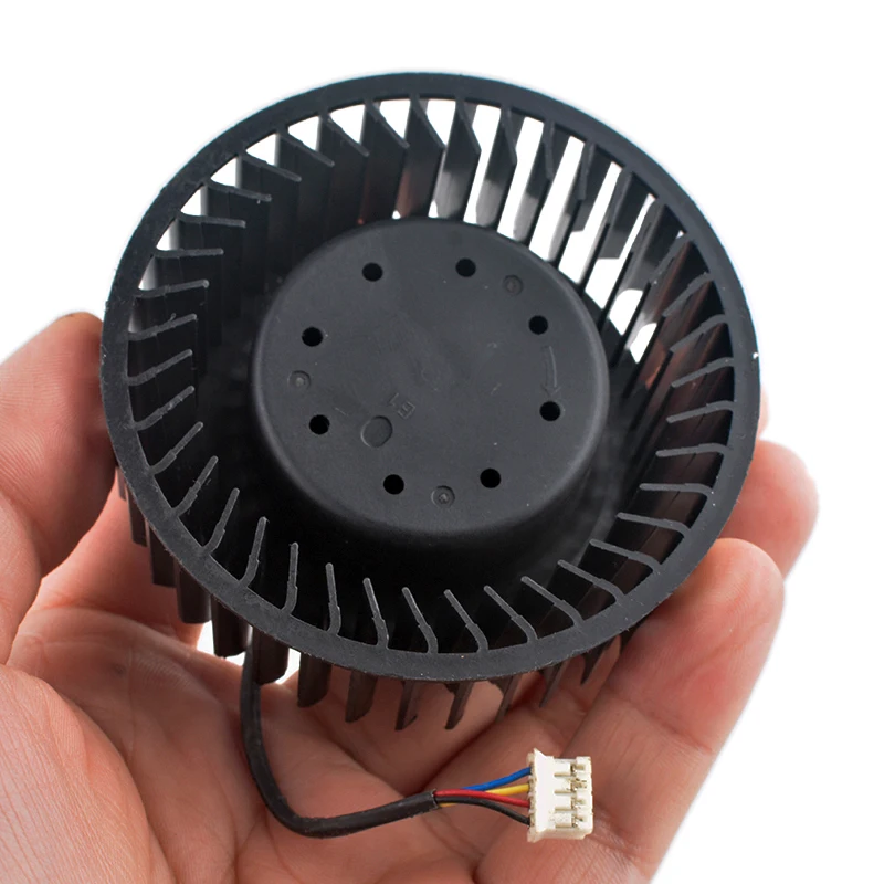 BFB1012SHA01 قطر 75 مم DC12V 2.40A 4-pin Turbofan مروحة تبريد لبطاقة الرسومات RX Vega 56/64 RTX5000