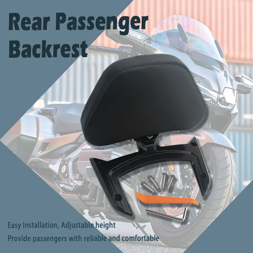 

New Style For Goldwing 1800 GL1800 GL F6B 2018 2019 2020 2021 Motocycle Rear Backrest Passenger Seat Cushion Back Rest Pad