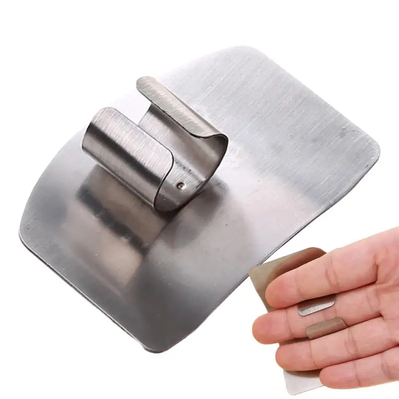 1/2PCS Kitchen Tool Stainless Steel Finger Guard Safety Cut vegetables Hand Guard Kitchen Tool Finger Protector Tool Accessories