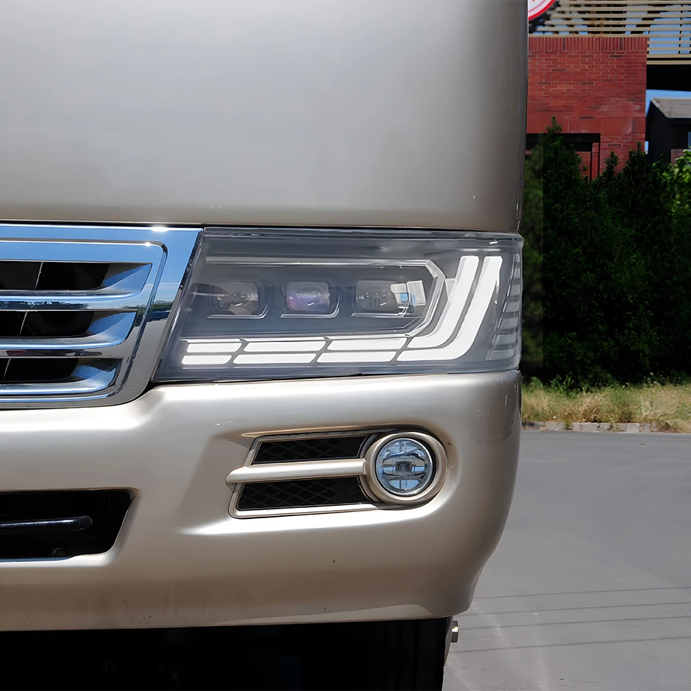

Car Front Lamps For Toyota Coaster 2007-2019 LED Auto Headlights Assembly Upgrade Dynamic 3 Projector Lens Tool Accessories