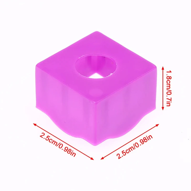 

[SP] 10 шт. защитных чехлов для снукерных киев, пластиковые зажимы для мела, квадратные, профессиональные, прочные, аксессуары для бильярда