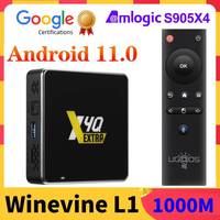 Ugoos X4Q Extra Plus Pro Cube Amlogic S905X4 TV BOX Android 11.0 X4 Pro PLUS Set Top Box 1000M BT AV1 4K Media Player Android 11