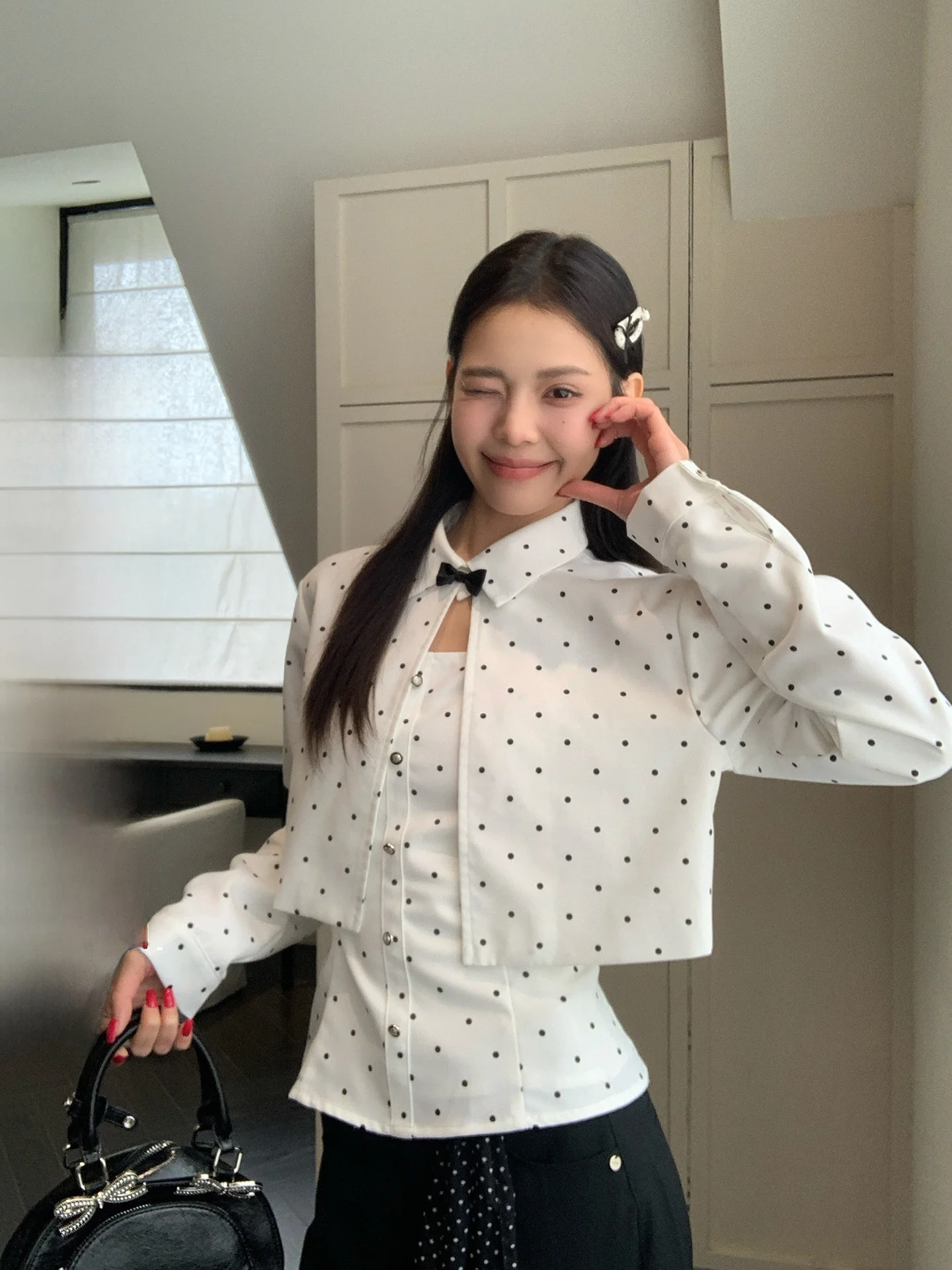 White Polka Dot Ort… - image