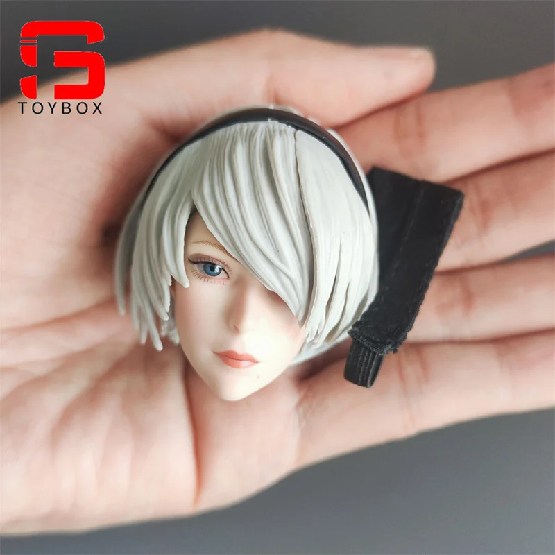 سوبر داك SET026 1/6 الجمال 2B رئيس نحت نحت نموذج صالح 12 "TBL PH شاحب أنثى عمل الشكل الجسم