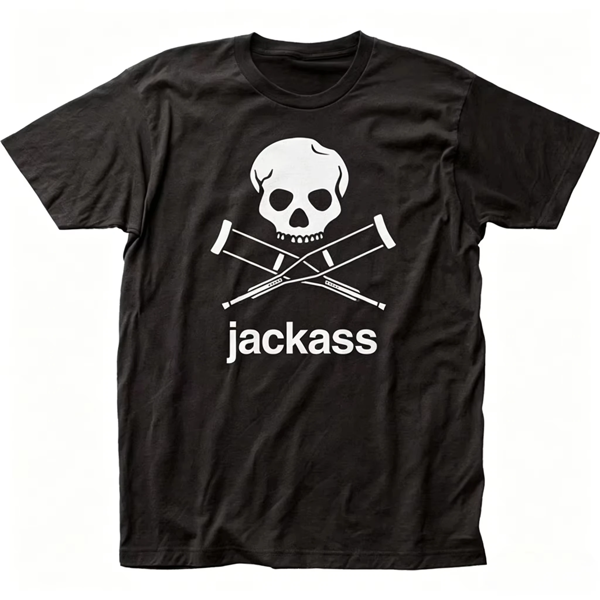 Men's T-shirt Jackass Best and Last Logo Graphic Printed T-Shirts Unisex Fashion Classic T Shirt Summer Vintage Y2K Streetwear