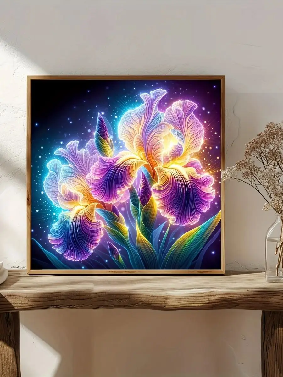 1 Set 40x40cm-15.7x15.7inch, 11CT/14CT bedruckter Stoff Kreuzstich DIY-Set, große Größe, Geschenkset – Detail 1