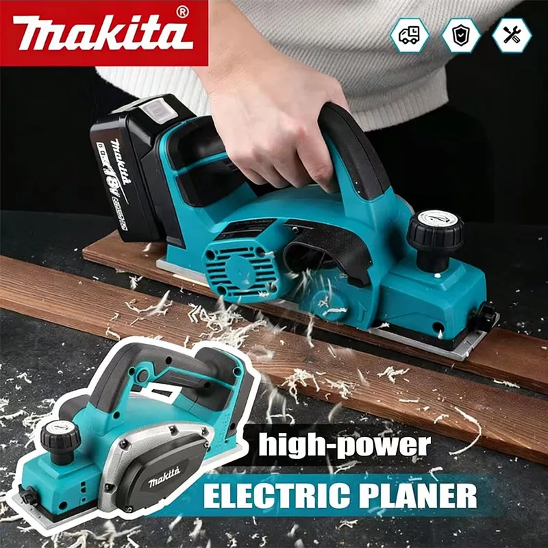 

Makita Portable Cordless Wood Planer 15000RPM Electric Router Trimmer Wood Milling Slotting Engraving Power Tool