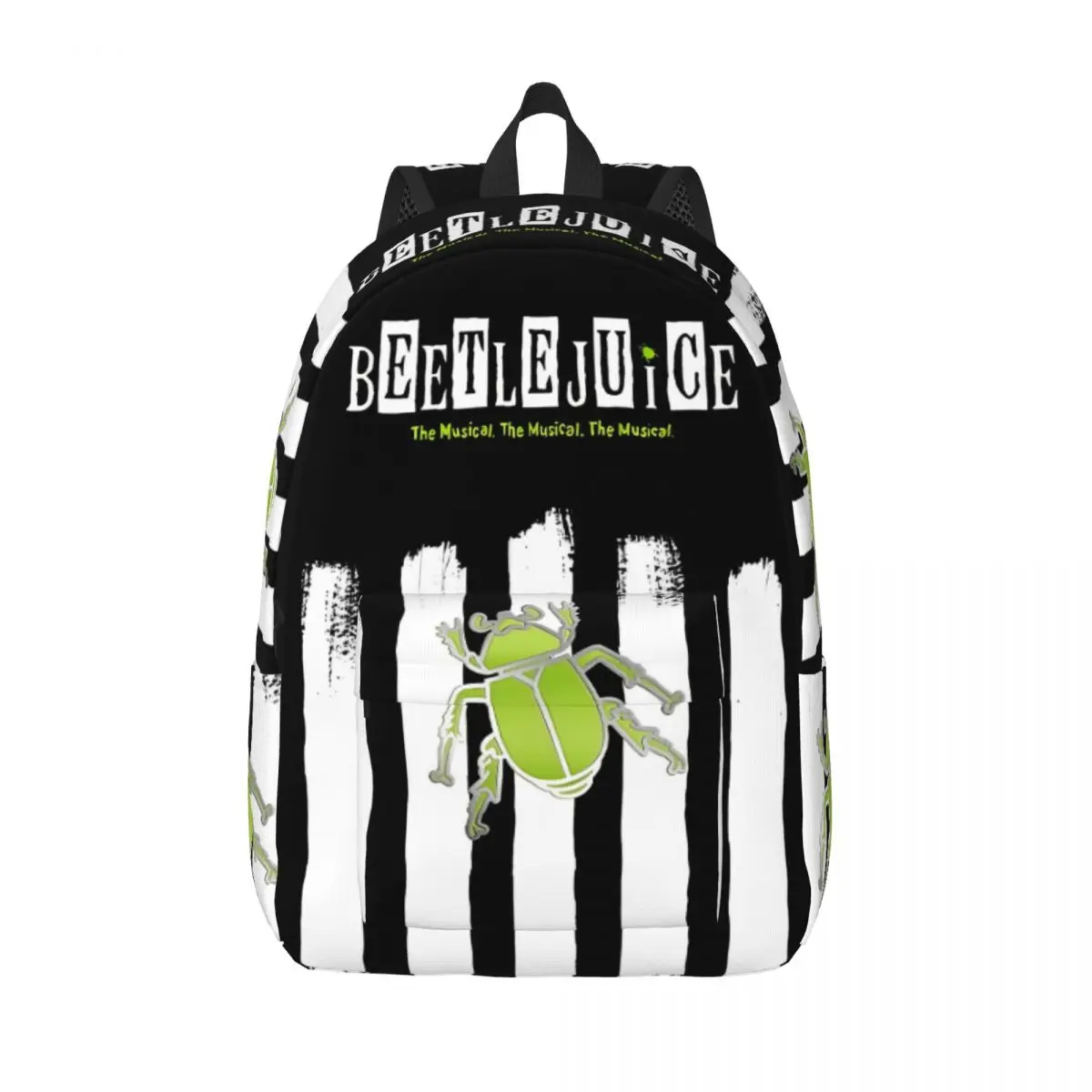 B-Beetlejuices The Musical Backpack for Men Women Fashion Student Work Daypack Horror Movie Laptop Shoulder Bag Sports