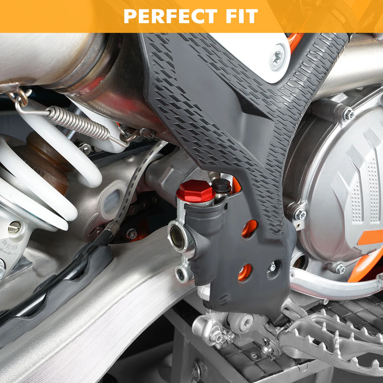 

For KTM EXC 300 2004-2022 EXC 250 EXCF 350 EXC 450 SX 125 SXF 250 SXF 450 XC XCF XCW TPI Six Days Rear Brake Reservoir Cap