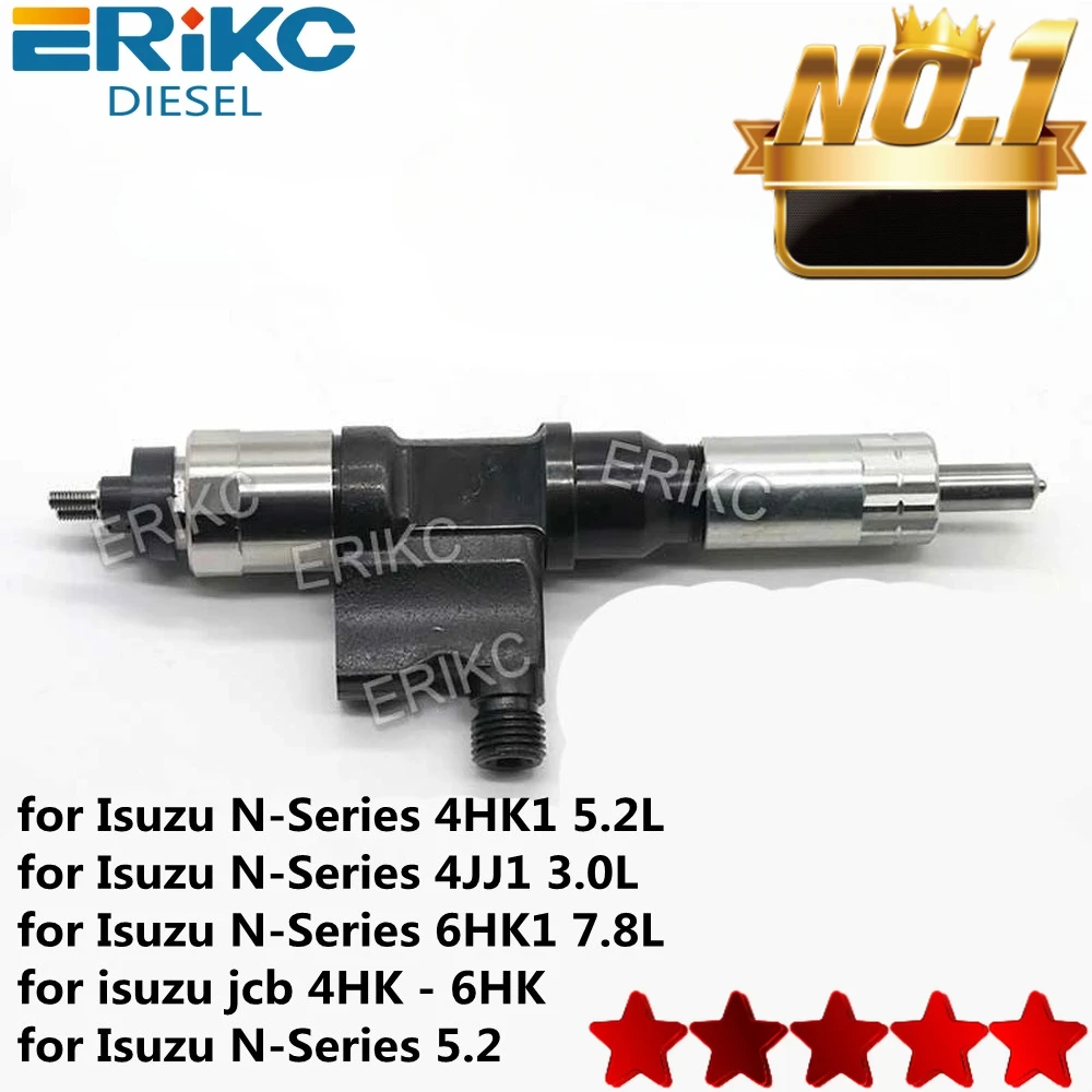 ERIKC 095000-0663 Automotive Parts Fuel Injectors 095000-0660 095000-0661 095000-0662 for Suzu N-Series 4JJ1 3.0L