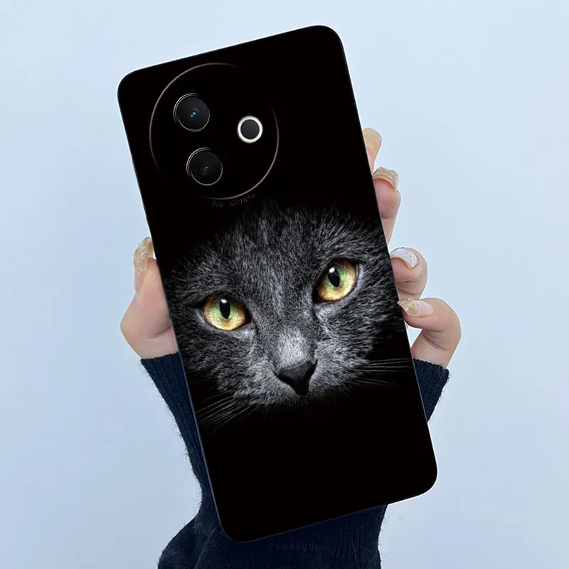 เคสสำหรับ Vivo Y39 Y 39 Y300i 5G ลายดอกไม้เรียบง่าย ป้องกันเลนส์ กันกระแทก ฝาหลัง สำหรับ VivoY39 Y 300i 5G โทรศัพท์มือถือ