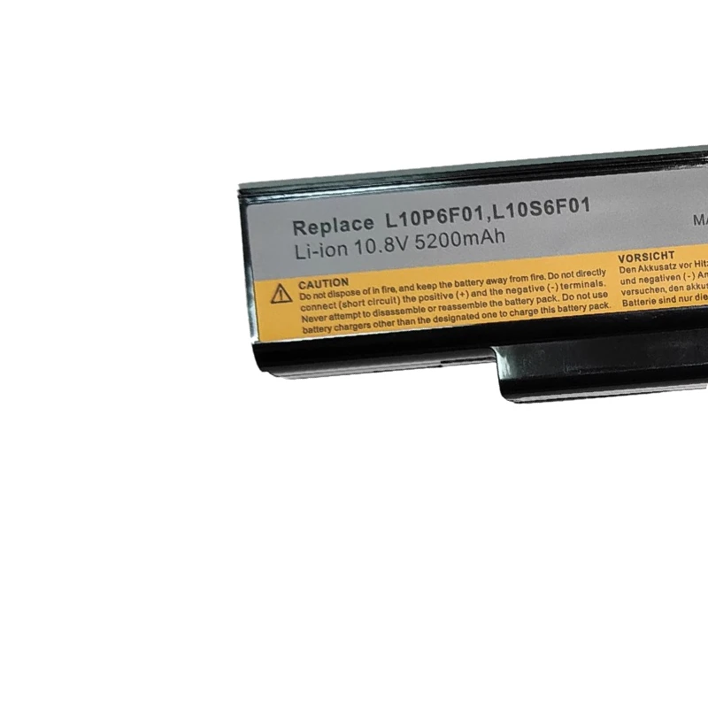 5200mAh/4400mAh Laptop Battery for Lenovo IdeaPad Y470 Y570A Y470A Y471 Y570 57Y6626 57Y6625 L10P6F01 L10C6F01 L10S6F01