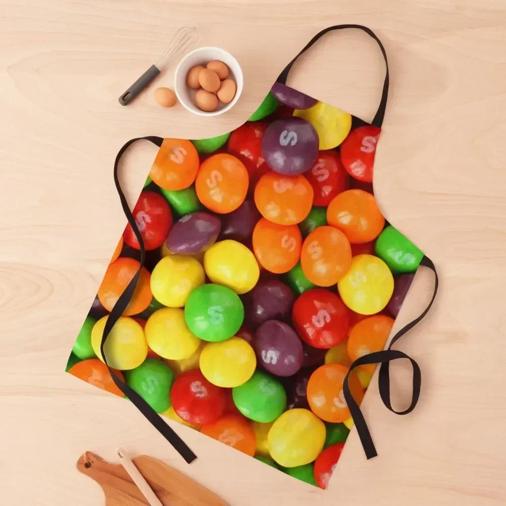

Skittles Apron christmas kitchen cloths carpenter New year's Kitchen Women Apron