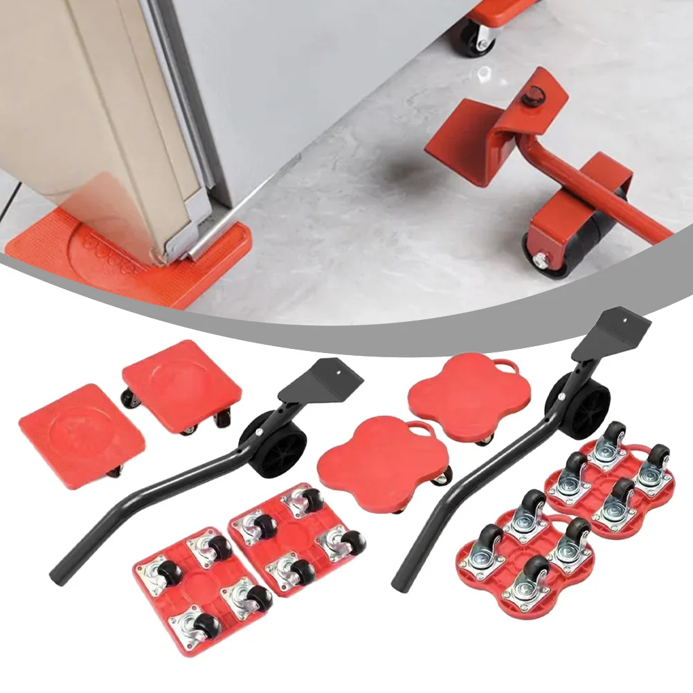 QuestionFurniture Mover Set, Roue Rotative Résistante, Application Large, Roue Rotative ABS Résistante, Capacité de Charge de Bain