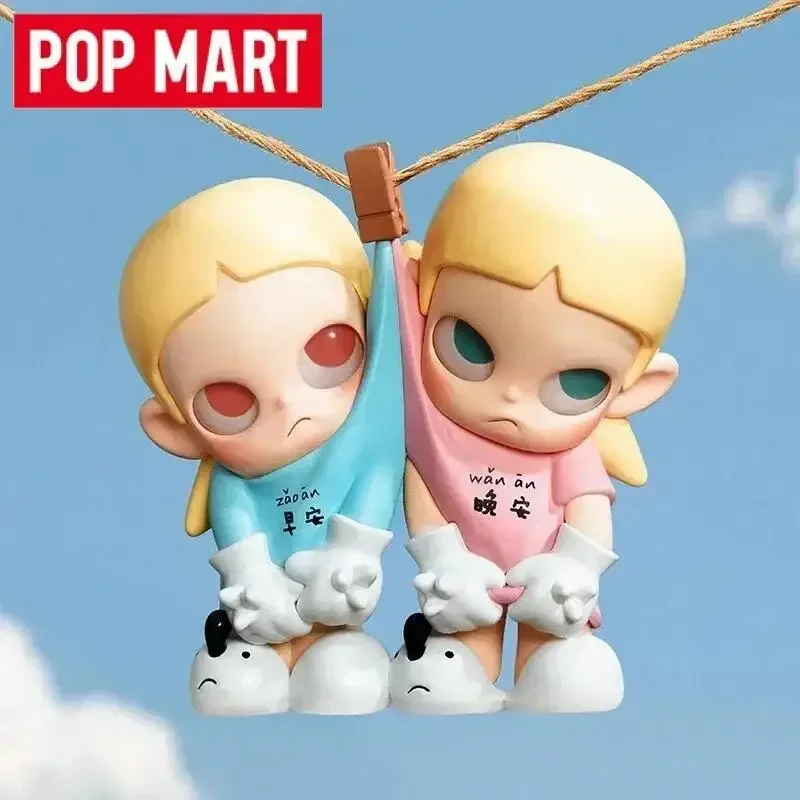 

POP MART Zsiga Twins Series Blind Box Anime Action Figure Surprise Mystery Box Toys Cute Ornaments Figurines Doll Guess Bag Gift