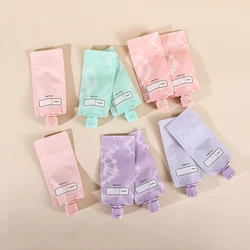 2pcs 90ml Empty Travel Pouches for Toiletries, Travel Size Pouches for Liquids,Travel Shampoo and Conditioner Pouches,Leak Proof