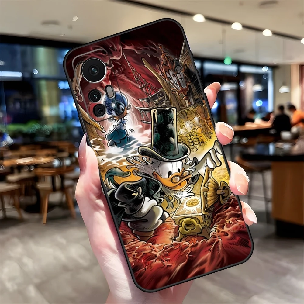 Scrooge McDuck Phone Case Fundas for Xiaomi Redmi Note 13 10 12 Pro POCO F4 F5 X5 Pro 12 13 11T Lite Ultra Cover