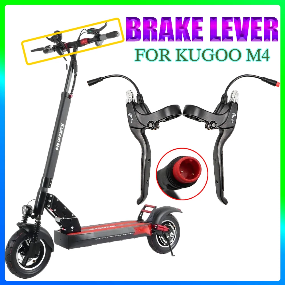 

Aluminum Alloy Brake Handle Brake Lever Electric Scooter Brake Lever For KUGOO M4 PRO Kick Electric Scooter E-Bike Handle Kit