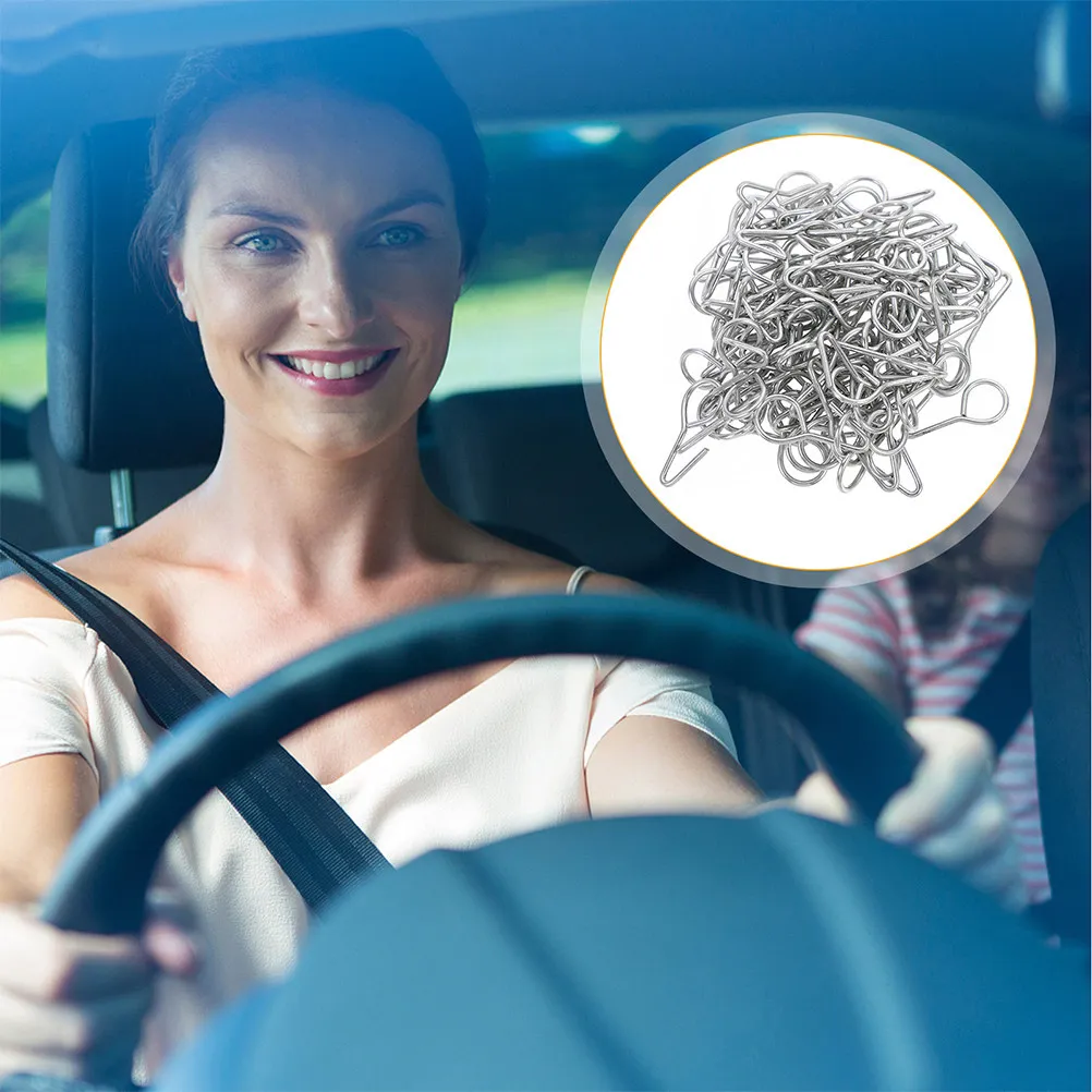 

50 шт. S-образных металлических крючков для установки автомобильных сидений, крепежные крючки для автодомов и кемперов, крючки для чехлов на сиденья, автомобильные аксессуары