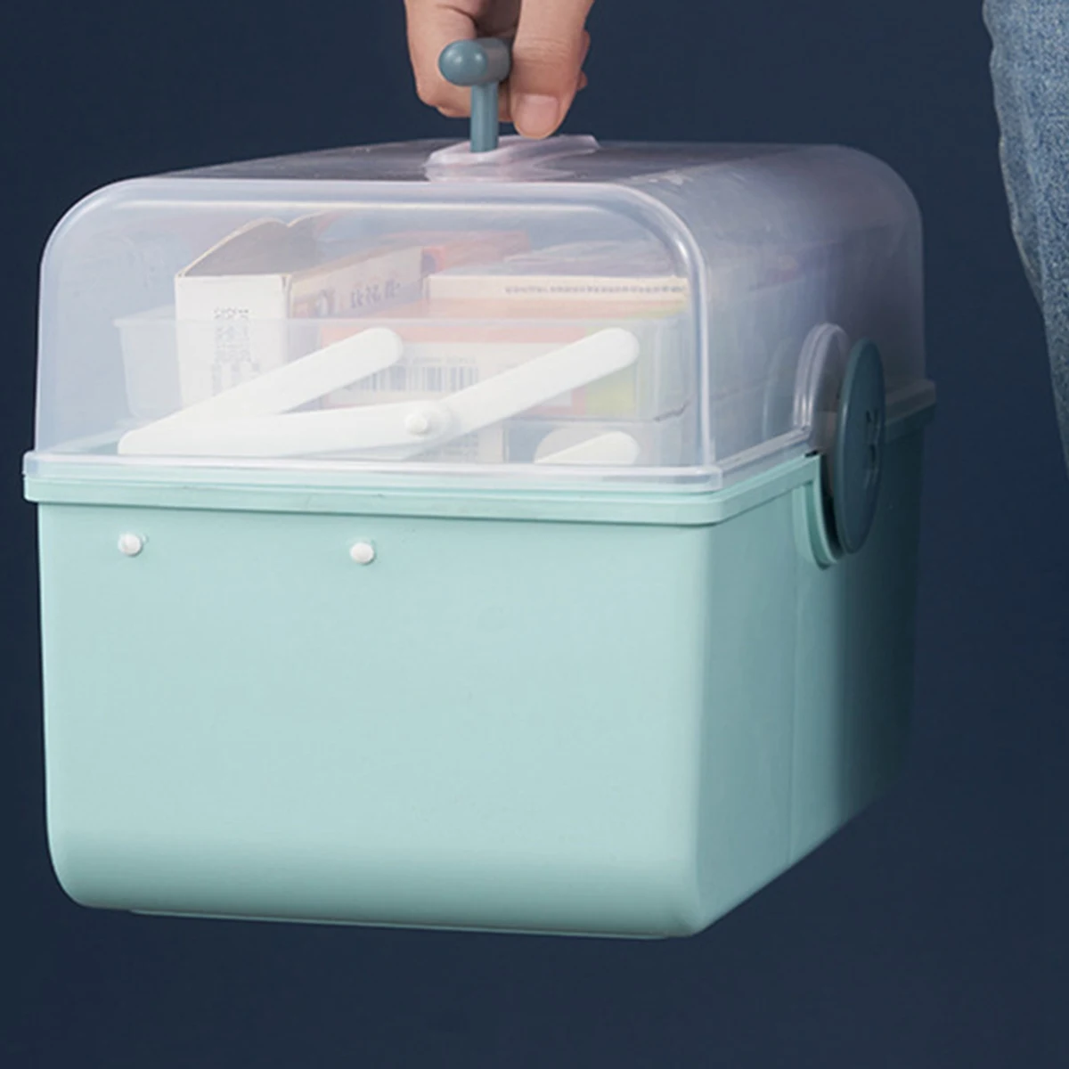 

【ЗИМА】Домашняя большая емкость для ухода за небольшим аварийным общежитии, портативная семейная коробка для хранения лекарств