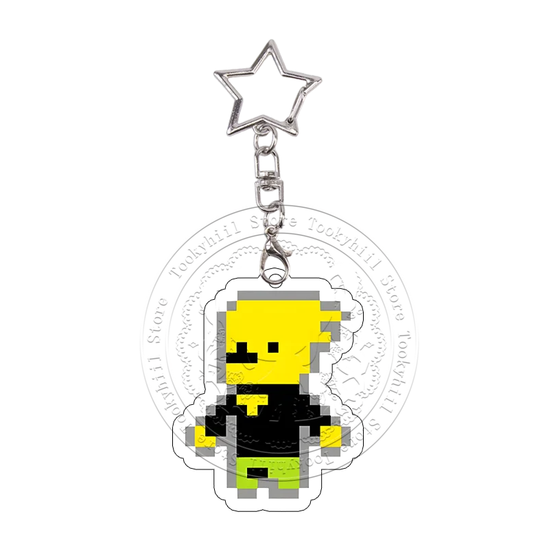 DELTARUNE Taschenanhänger Schlüsselanhänger Jevil Spamton Noelle Acryl-Schlüsselanhänger Holiday Ralsei Charaktere Kollektion Deko Geburtstagsgeschenk – Detail 18