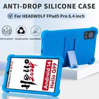 For HEADWOLF FPad5 Pro 8.4 inch Tablet Coat Shockproof Cover Android 14 Silicon Stand Protective Shell  Soft