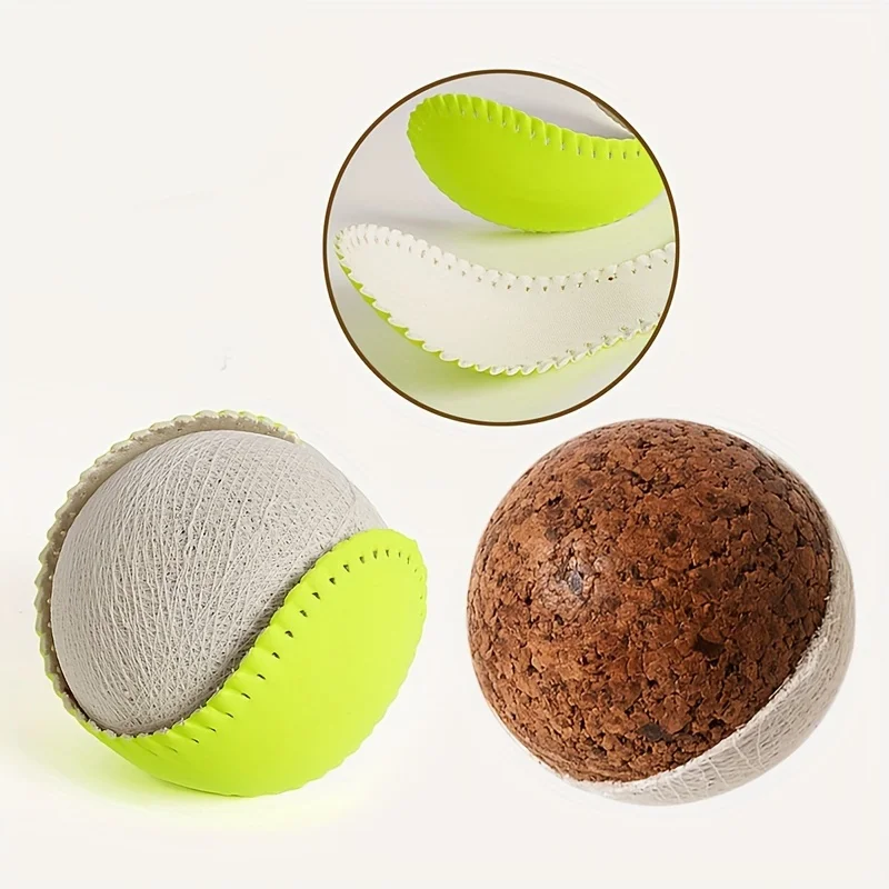 

12-дюймовый жесткий мяч для софтбола с медленным отскоком | Резиновый спортивный мяч для тренировок на открытом воздухе для взрослых, зеленого цвета