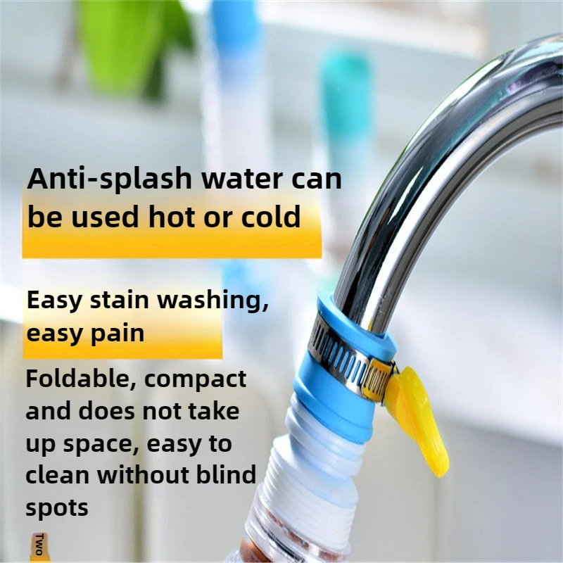 Water Filters Faucet Filter Showers Home Kitchen Bathroom Faucet Splashproof Sprinkler Extension Water Saver Home Appliances