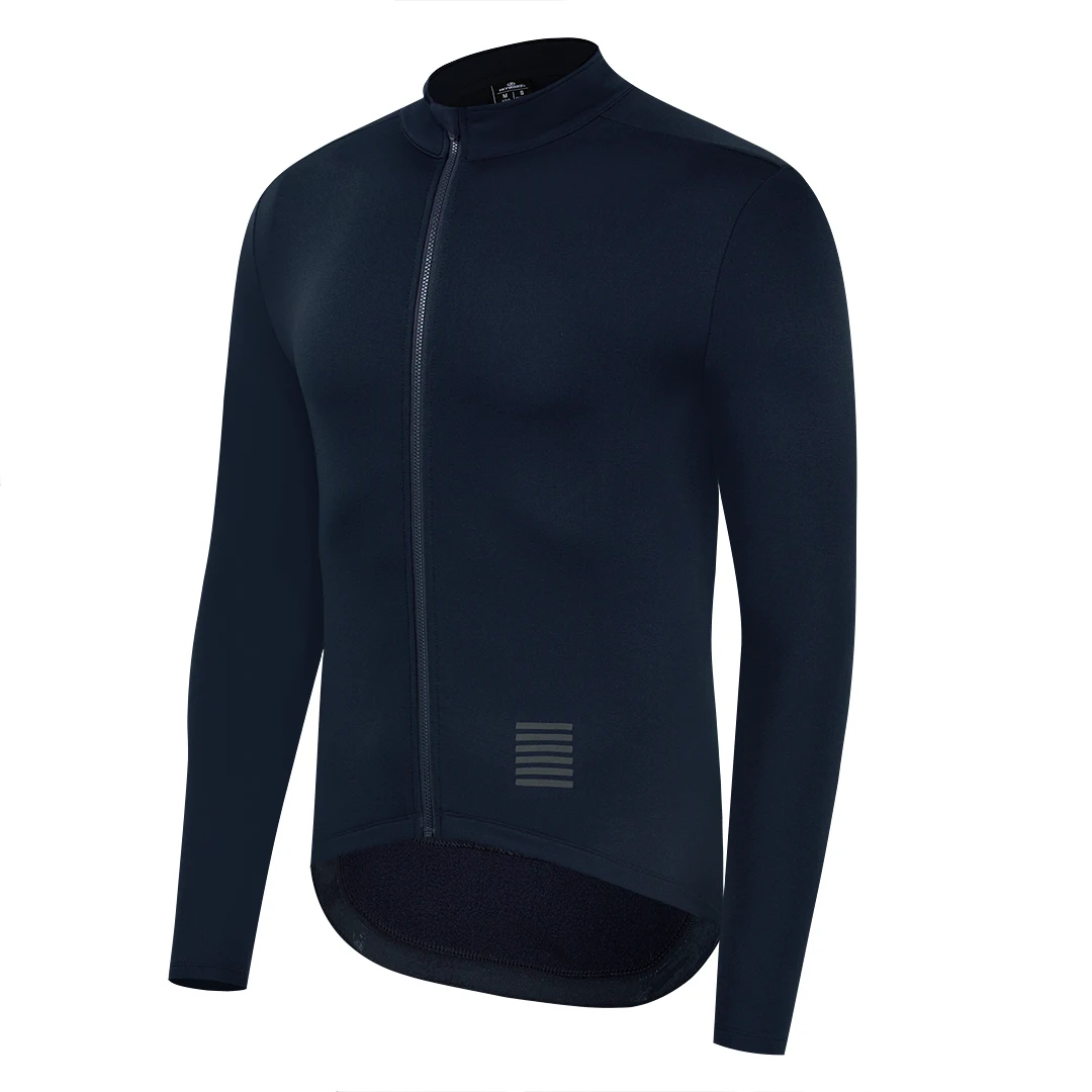 YKYW Veste Thermique Smile à Manches sulfpour Homme Maillot de Cyclisme VTT Chemises de Vélo Vêtements de Vélo en Plein Air Manteau Pro Automne Hiver