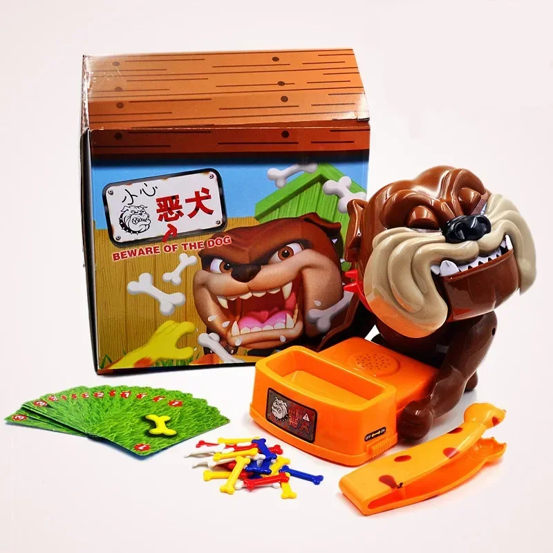 [Funny] Sound Watchdog beware of the dog game toy famliy parent-child interactive toy careful the flake out bullfight dog toys