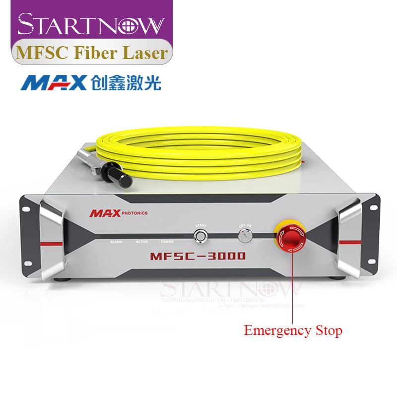 Startnow MAX Fiber Laser Source 1500-3000W MFSC-3000 Single Module CW Laser Cutting Welding Power Supply for Fiber Laser Machine