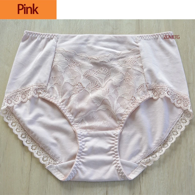 

Zometg Womens Underpanties Lace Briefs Sexy lingeries lady Briefs Plus Size Panties Good Quality Women's Underwear 5pcs/Lot