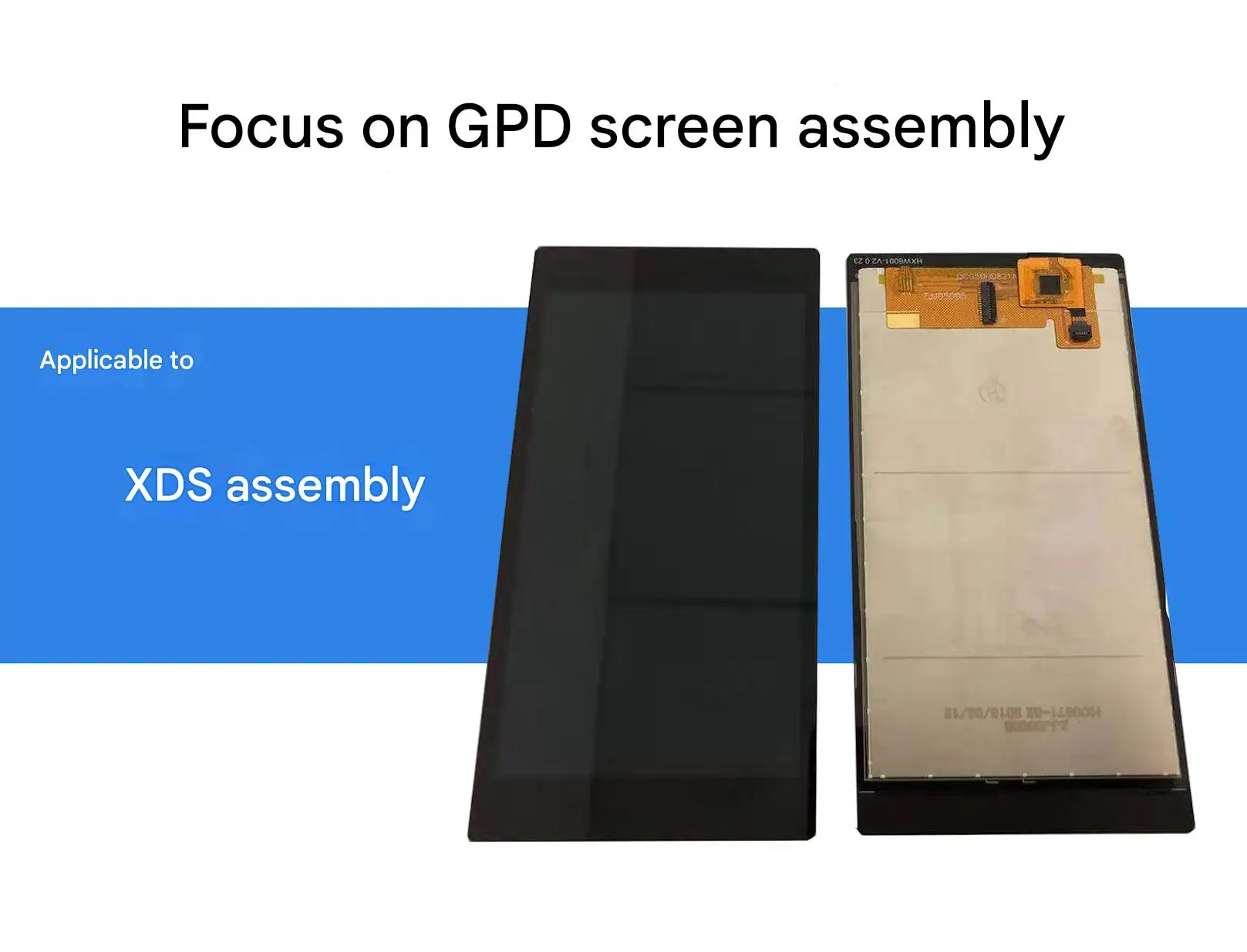 Оригинальный новый ЖК-дисплей для GPD XD Plus с дигитайзером сенсорного экрана в сборе для GPD XD Plus, аксессуары для экрана, замена