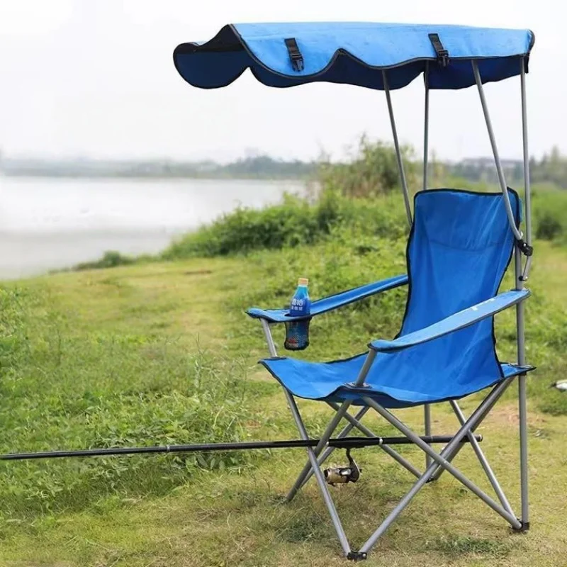 young-wood-portable-folding-camping-chair-with-shade-canopy-lightweight-oversized-beach-chair-for-adults-easy-open-close