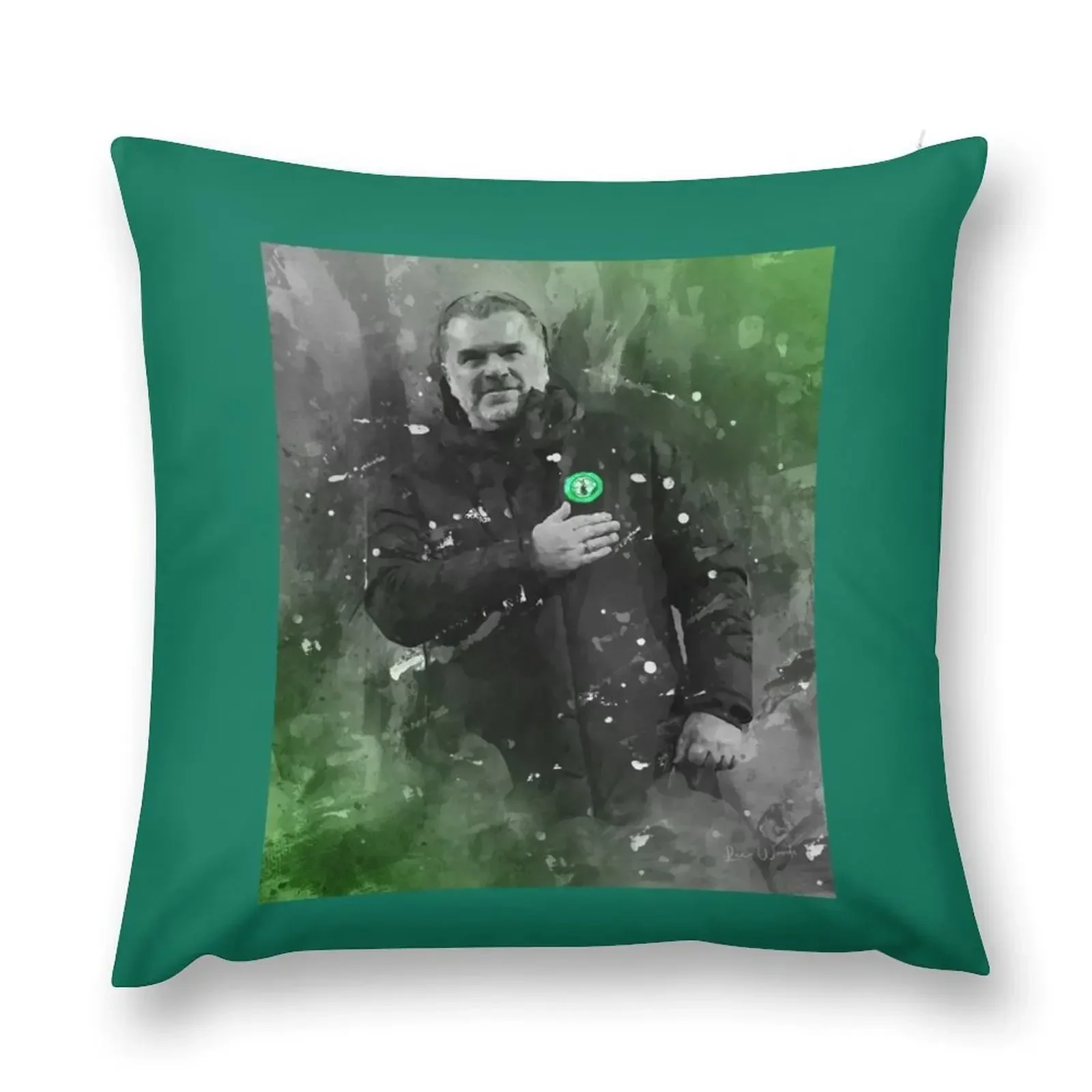 Ange Postecoglou Celtic Football Club Manager Art Throw Pillow luxury decor Bed pillowcases pillow