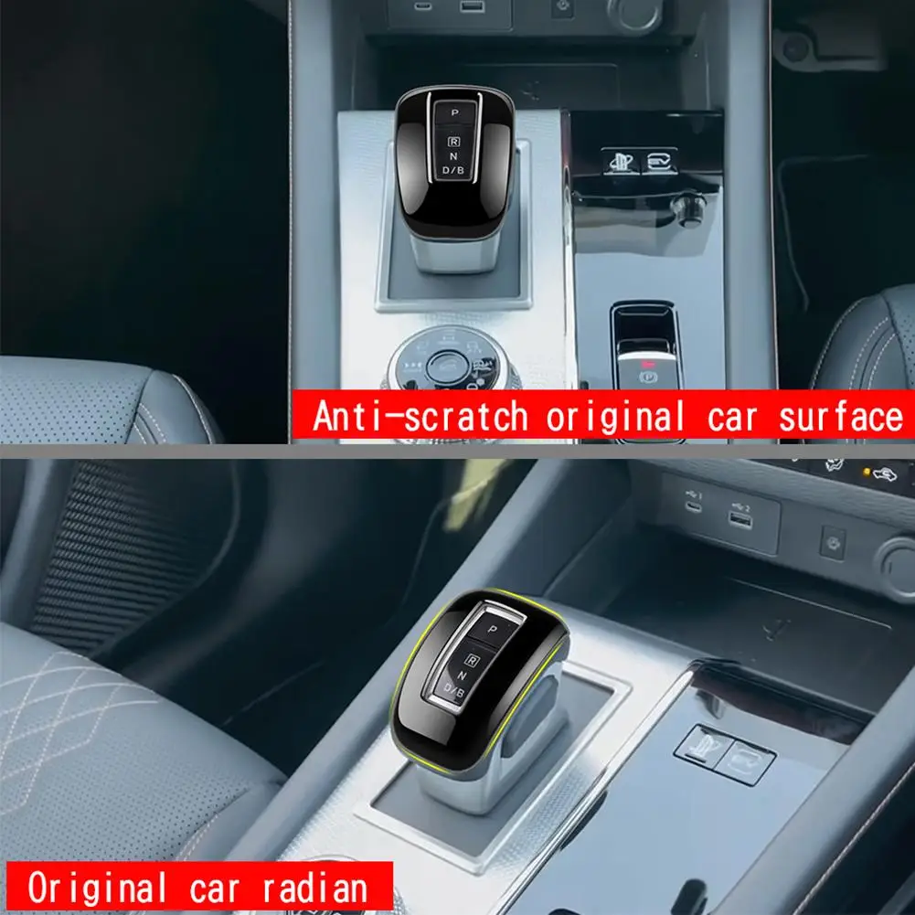 1 قطعة لميتسوبيشي أوتلاندر 2022-2023 والعتاد رئيس غطاء مقبض التحكم المركزي والعتاد التحول غطاء أعواد تزيين ABS K5J5 #6