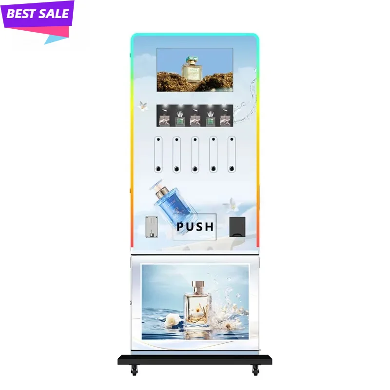 Suitable for Bars and Restaurants Standing Perfume Spray Vending Machines Sample Perfume Dispense Machine Customized