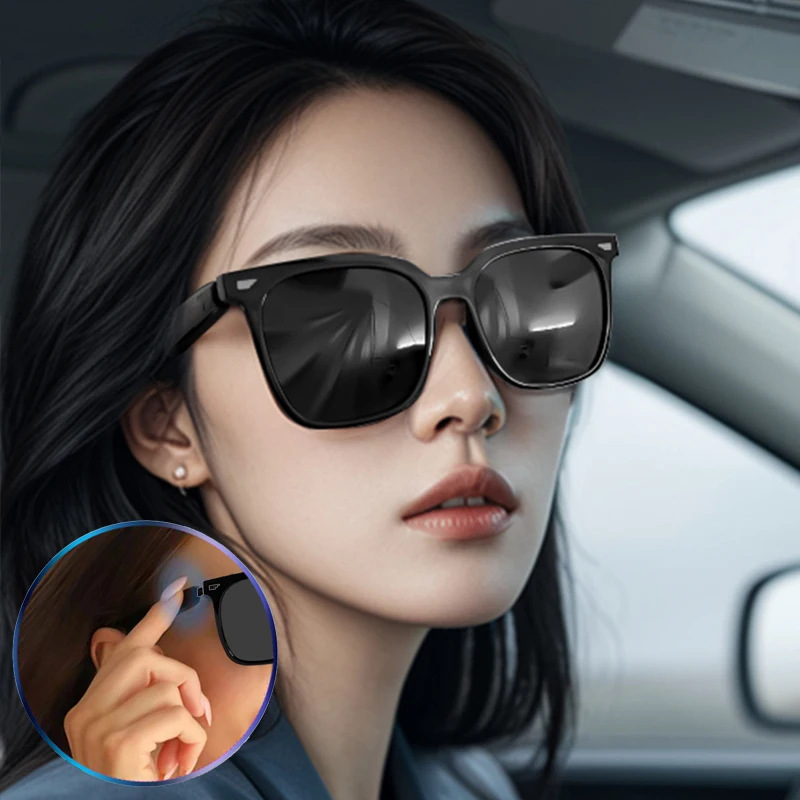 JT-GS01 Smart Bluetooth Audio Sunglasses Wireless Bluetooth Earphones Men Women Smart Glasses Porlarized Lenses Music Eyeglasses