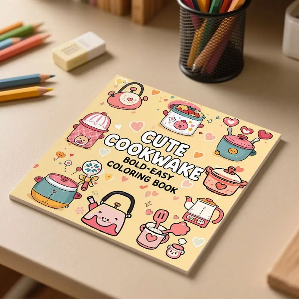 كتاب تلوين كرتوني لطيف تعليمي لتخفيف التوتر على الجدران كتاب رسم هدية غلاف ورقي للبالغين والمراهقين
